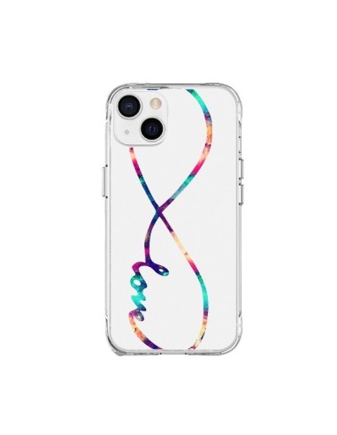Cover iPhone 15 Plus Amore Forever Infinito Couleur - Eleaxart