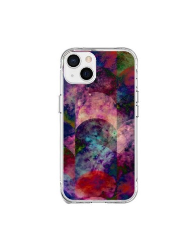 Coque iPhone 15 Plus Abstract Galaxy Azteque - Eleaxart