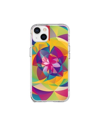 Coque iPhone 15 Plus Acid Blossom Fleur - Eleaxart
