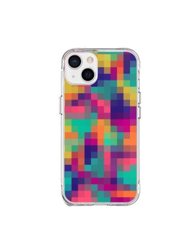 Coque iPhone 15 Plus Exotic Mosaic Pixels Azteque - Eleaxart