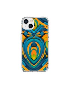 Coque iPhone 15 Plus Cross Heart Azteque Coeur - Eleaxart