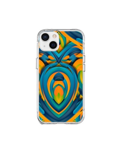 iPhone 15 Plus Case Heart Aztec - Eleaxart
