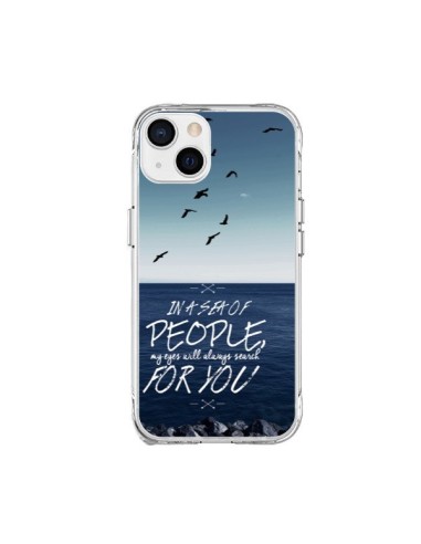Cover iPhone 15 Plus Sea Mare Spiaggia - Eleaxart