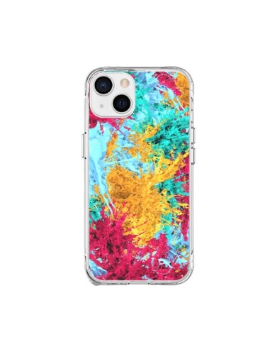 Cover iPhone 15 Plus Splash Pittura - Eleaxart