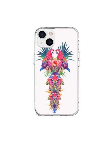 Cover iPhone 15 Plus Regno Pappagalli- Eleaxart