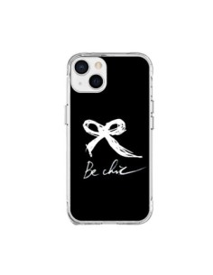 iPhone 15 Plus Case Be Chic White Bow Tie - Léa Clément