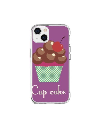 Coque iPhone 15 Plus Cupcake Cerise Chocolat - Léa Clément