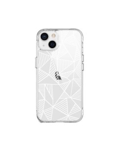 Coque iPhone 15 Plus Lignes Grilles Triangles Grid...