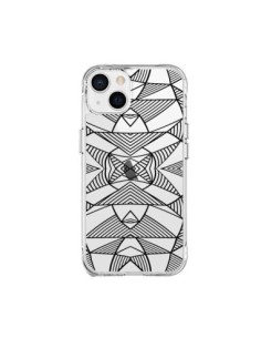 iPhone 15 Plus Case Lines Mirrors Grid Triangles Abstract...