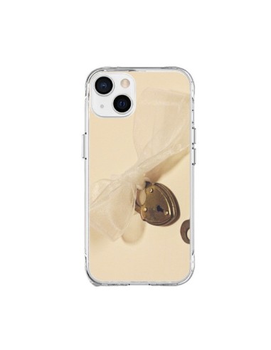 Coque iPhone 15 Plus Key to my heart Clef Amour - Irene Sneddon