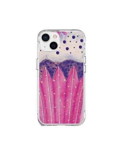 Coque iPhone 15 Plus Cupcake Rose - Irene Sneddon