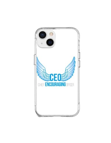 Coque iPhone 15 Plus CEO Chief Encouraging Officer Bleu - Shop Gasoline