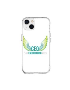 Coque iPhone 15 Plus CEO Chief Encouraging Officer Vert -...