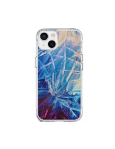 Coque iPhone 15 Plus Fleurs Violettes françaises - Ebi...