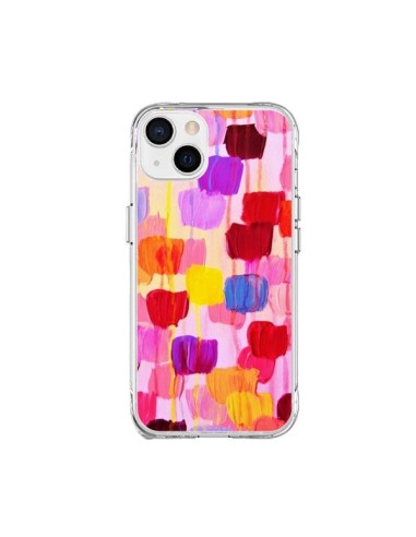 Coque iPhone 15 Plus Pois Roses Dottie - Ebi Emporium