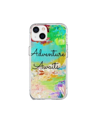 Coque iPhone 15 Plus Adventure Awaits Fleurs - Ebi Emporium