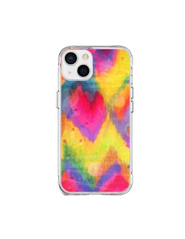 Coque iPhone 15 Plus Coeur Tribal - Ebi Emporium