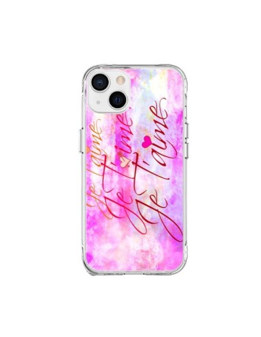 Coque iPhone 15 Plus Je t'aime I Love You - Ebi Emporium