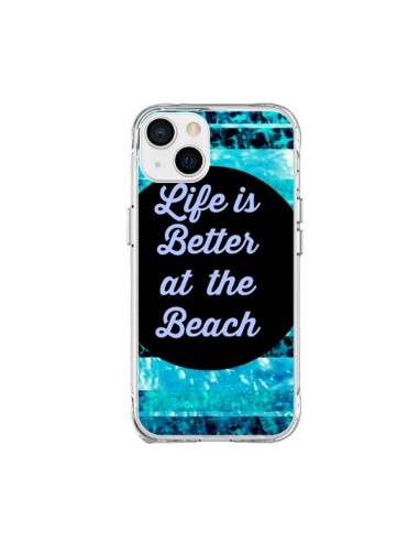 iPhone 15 Plus Case Life is Better at The Beach - Ebi Emporium
