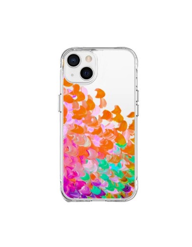 Coque iPhone 15 Plus Creation in Color Orange Transparente - Ebi Emporium