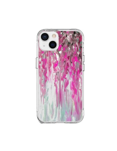 Cover iPhone 15 Plus Tempesta Rosa Trasparente - Ebi Emporium