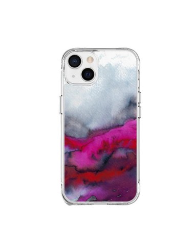 Coque iPhone 15 Plus Winter Waves Vagues Hiver Transparente - Ebi Emporium