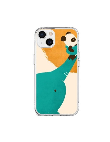 Coque iPhone 15 Plus Elephant Help Panda - Jay Fleck