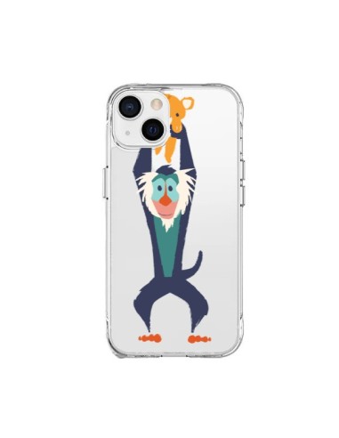 Coque iPhone 15 Plus Futur Roi Lion King Rafiki Transparente - Jay Fleck