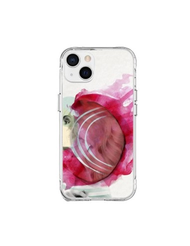 Coque iPhone 15 Plus Bright Pink Femme - Jenny Liz Rome