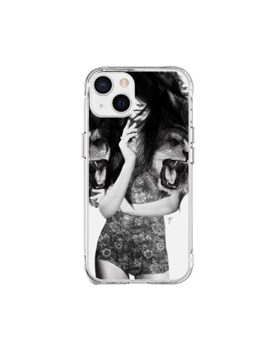 Coque iPhone 15 Plus Femme Lion - Jenny Liz Rome