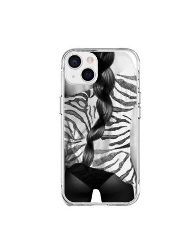 Coque iPhone 15 Plus Femme Zebre - Jenny Liz Rome