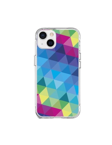 iPhone 15 Plus Case Aztec Gheo Blue - Javier Martinez