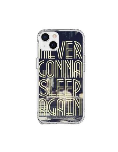 Coque iPhone 15 Plus Never Gonna Sleep New York City - Javier Martinez
