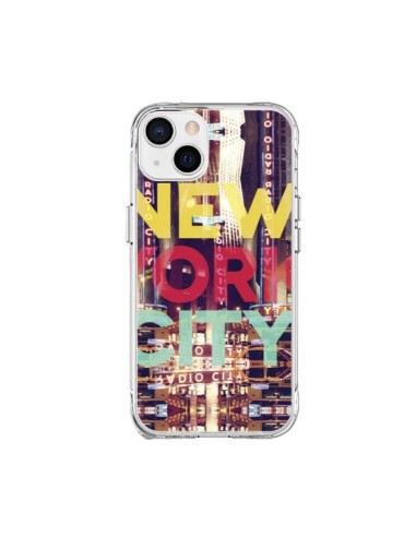 Coque iPhone 15 Plus New York City Buildings - Javier Martinez