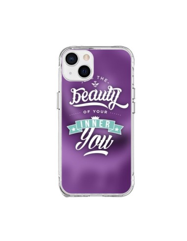 Coque iPhone 15 Plus Beauty Violet - Javier Martinez