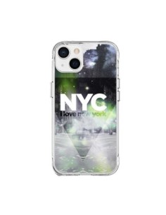 Cover iPhone 15 Plus I Love New York City Verde - Javier...