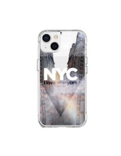 Cover iPhone 15 Plus I Love New York City Arancione -...