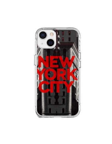 Cover iPhone 15 Plus New York City Rosso - Javier Martinez