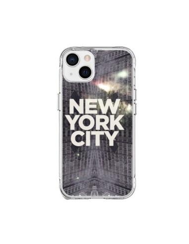 Coque iPhone 15 Plus New York City Gris - Javier Martinez