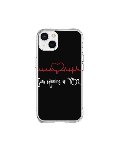 Coque iPhone 15 Plus Just Thinking of You Coeur Love Amour - Julien Martinez