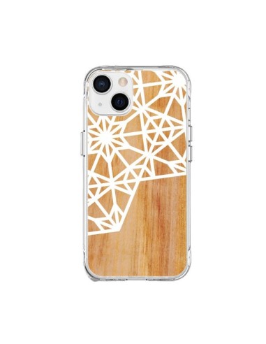 iPhone 15 Plus Case Frozen Stars Wood Aztec Tribal - Jenny Mhairi