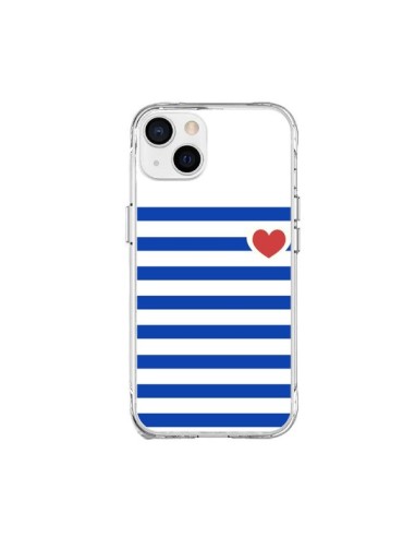 Cover iPhone 15 Plus Mariniere Cuore - Jonathan Perez