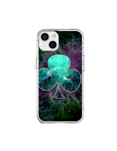 Coque iPhone 15 Plus Nebula Club Trèfle Galaxie - Jonathan Perez