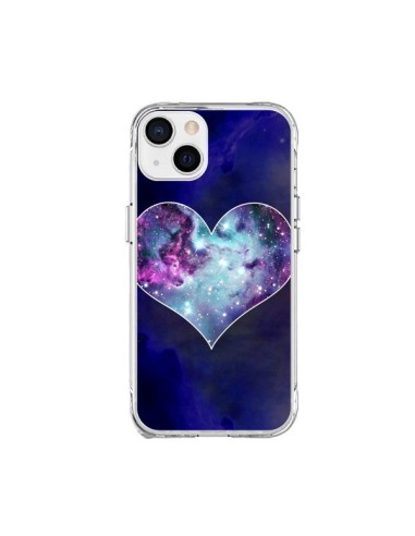 Coque iPhone 15 Plus Nebula Heart Coeur Galaxie - Jonathan Perez