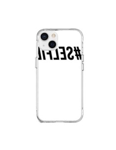 Cover iPhone 15 Plus Hashtag Selfie Nero Rovesciato -...