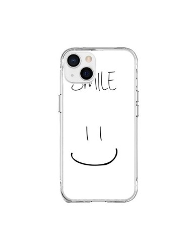 Coque iPhone 15 Plus Smile Souriez en Blanc - Jonathan Perez