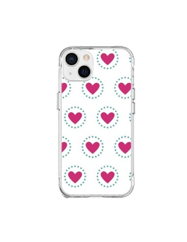 Coque iPhone 15 Plus Coeur Cercle - Jonathan Perez