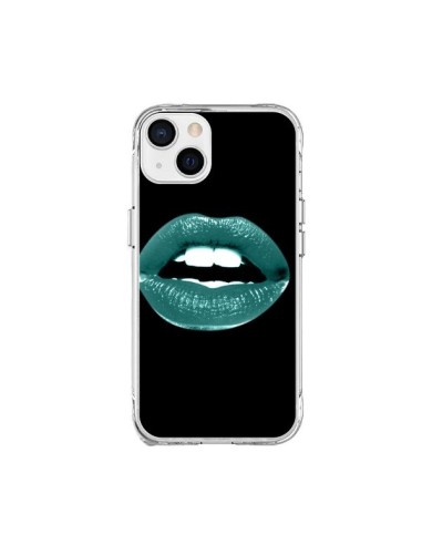 iPhone 15 Plus Case Lips Blue - Jonathan Perez