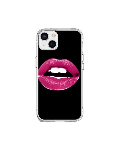 Coque iPhone 15 Plus Lèvres Roses - Jonathan Perez