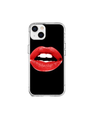 Coque iPhone 15 Plus Lèvres Rouges - Jonathan Perez